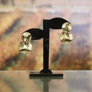 Pendientes metal dorado