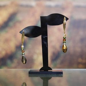 Pendientes cristales - largo medio