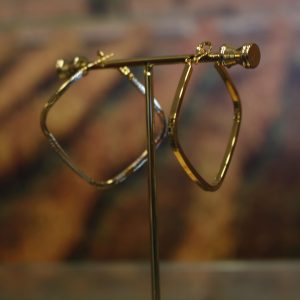 Pendientes aro geométrico